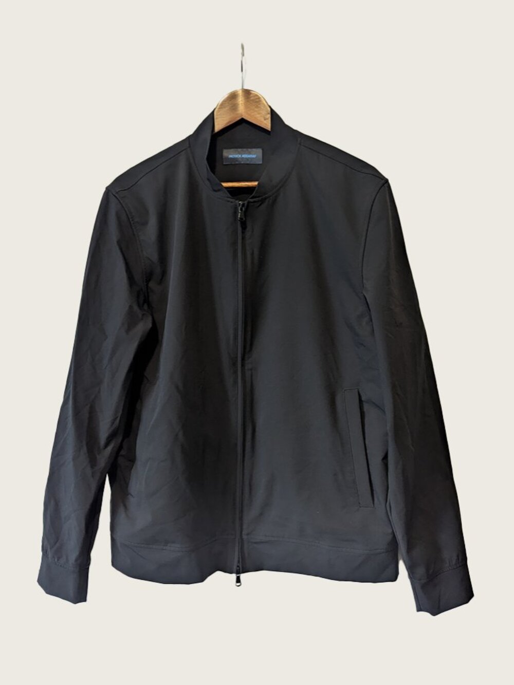 PATRICK ASSARAF - Full zip black jacket - Sz L